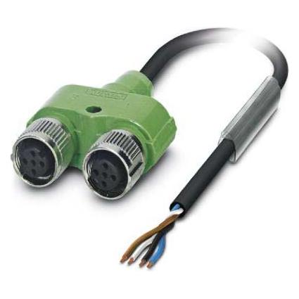 Phoenix Contact Sensor-/Aktor-Kabel, Elektronikkabel + Stecker, Schwarz