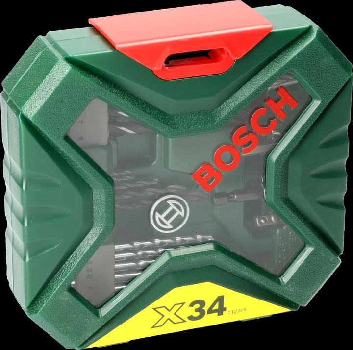 Actual product image Bosch Zubehör X - Line Classic drill and bit set 34 pieces (6 mm, 5.5 mm, 7 mm, 3 mm, 5 mm, 8 mm, 2 mm, 4 mm)