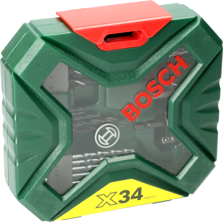 Image du produit Bosch Zubehör X - Line Jeu de forets et d'embouts classiques 34 pièces (5 mm, 6 mm, 7 mm, 8 mm, 4 mm, 3 mm, 2 mm, 5,5 mm)