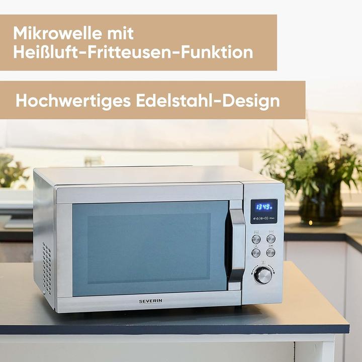 Produktbild Severin Mikrowelle mit Heissluft und Grillfunktion, 4-in-1 mit Air Fry Funktion (25 l)