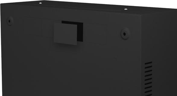 Actual product image Lanberg Nástěnná jednodílná skříň 19", 4U+3U/540x200, (dodávané složené), nízkoprofilová, plné dveřé (4 RU, 19 inch rack)