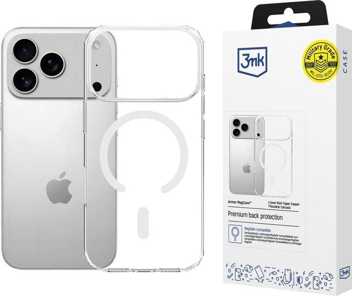 Immagine prodotto 3MK - Armor Clear MagCase - iPhone 17 Pro - Trasparente (Apple iPhone 17 Pro)