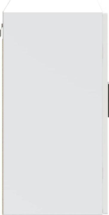 Image du produit VidaXL Armoire suspendue de cuisine avec porte en verre Porto blanc brillant Armoire murale de cuisine (80 x 31 x 60 cm)
