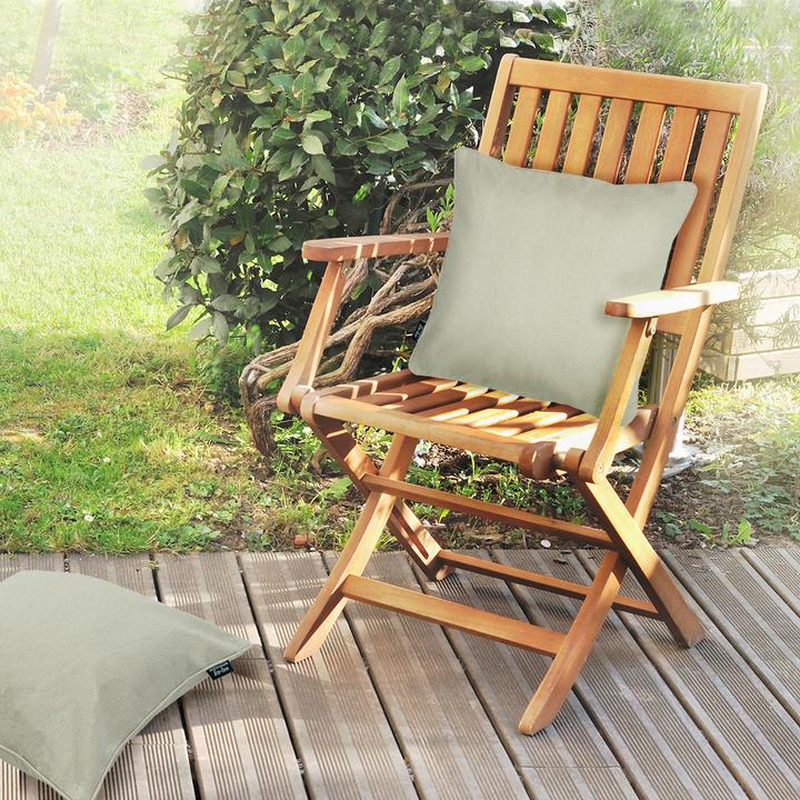 Produktbild Madison 4er-Set Deko-Kissen wasserabwesend, bequemes Outdoorkissen, beige, 50 x 50 x 10 cm (50 x 50 x 10 cm)
