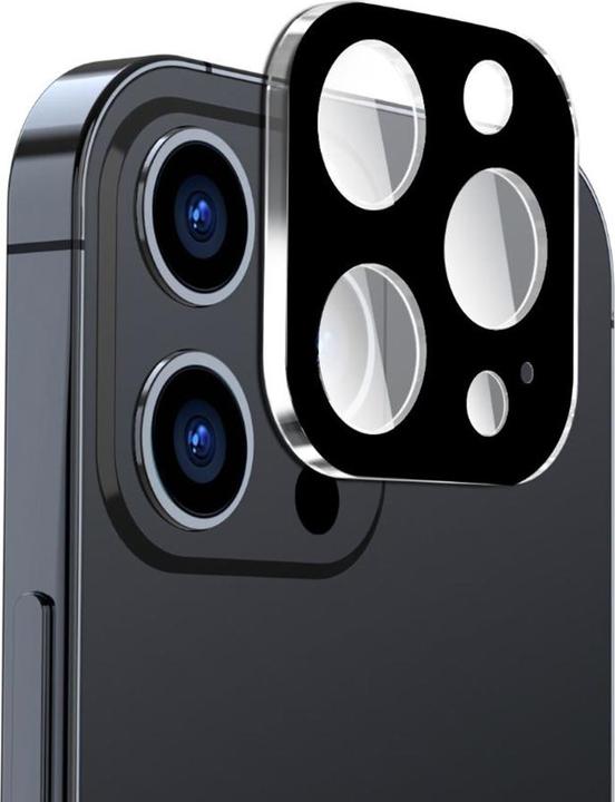 Produktbild Techsuit - Full Camera Glass - iPhone 15 Pro / iPhone 15 Pro Max - Black (Apple iPhone 15 Pro, Apple iPhone 15 Pro Max)