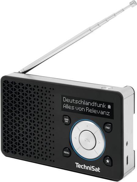 Produktbild TechniSat DigitRadio 1 ASA schwarz/silber (FM, DAB+)