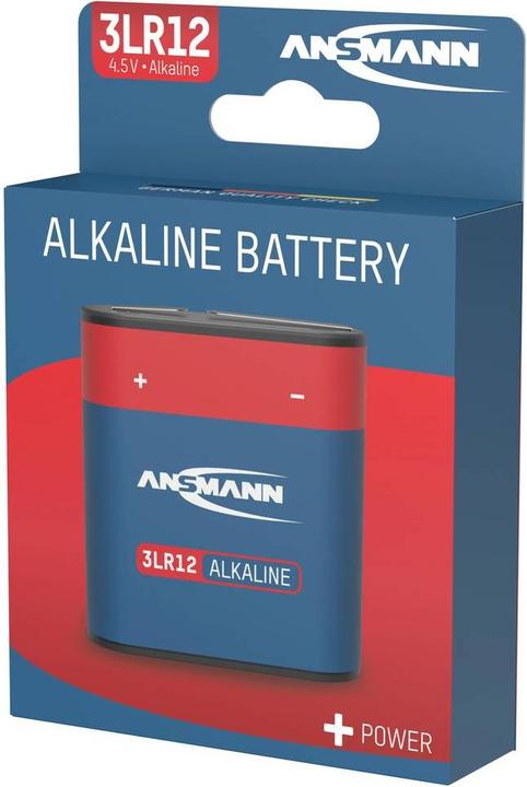 Actual product image Ansmann 3LR12A flat alkaline battery 1500-0053 (1 pcs., 3R12, 4200 mAh)