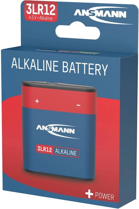 Productafbeelding Ansmann 3LR12A platte alkalinebatterij 1500-0053 (1 Pcs., 3R12, 4200 mAh)