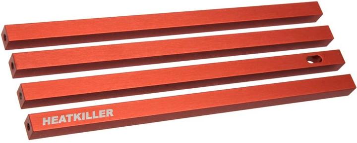 Watercool Heatkiller Tubo - Kit montante 200 mm, rosso