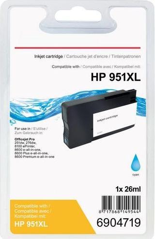 Image du produit Office Depot Cartouche d'encre Compatible HP 951XL CN046AE Cyan