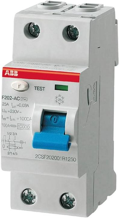 Produktbild ABB F202A-40/0,03AP-R Fi-Schutzschalter proM compact 2p 30mA