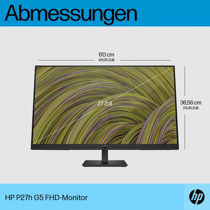 Produktbild HP P27H G5 (1920 x 1080 Pixel, 27")