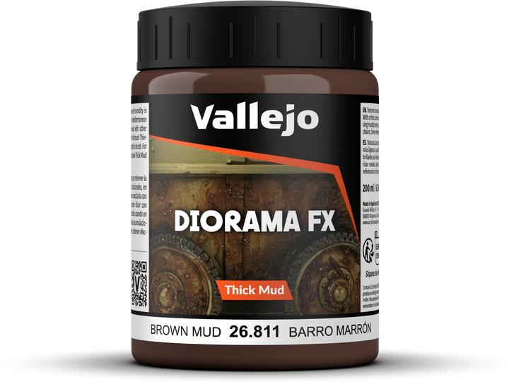 Image du produit AirbrushKing Brown Thick Mud 200ml - Vallejo