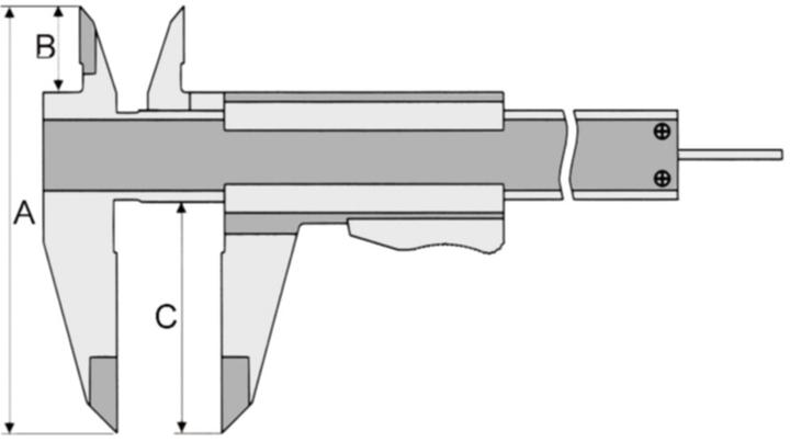 Produktbild Vogel Schieblehre 100mm 0.05mm (10 cm)
