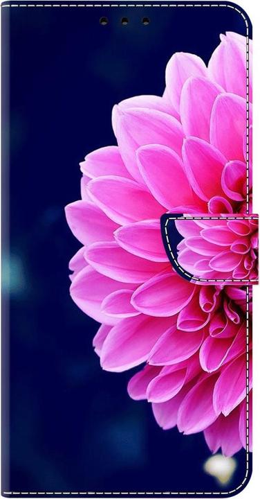 Actual product image Art iPhone 15 Pro Max Book Case Cover with Card Pocket Flower (Apple iPhone 15 Pro Max)