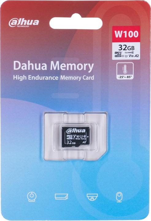 Productafbeelding Dahua TF-W100-32GB microSD kaart 32GB (32 GB, microSD)