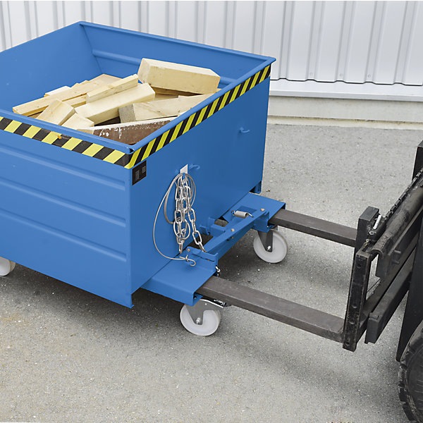 Actual product image eurokraft pro Tipping container, with low pouring edge (650 l)