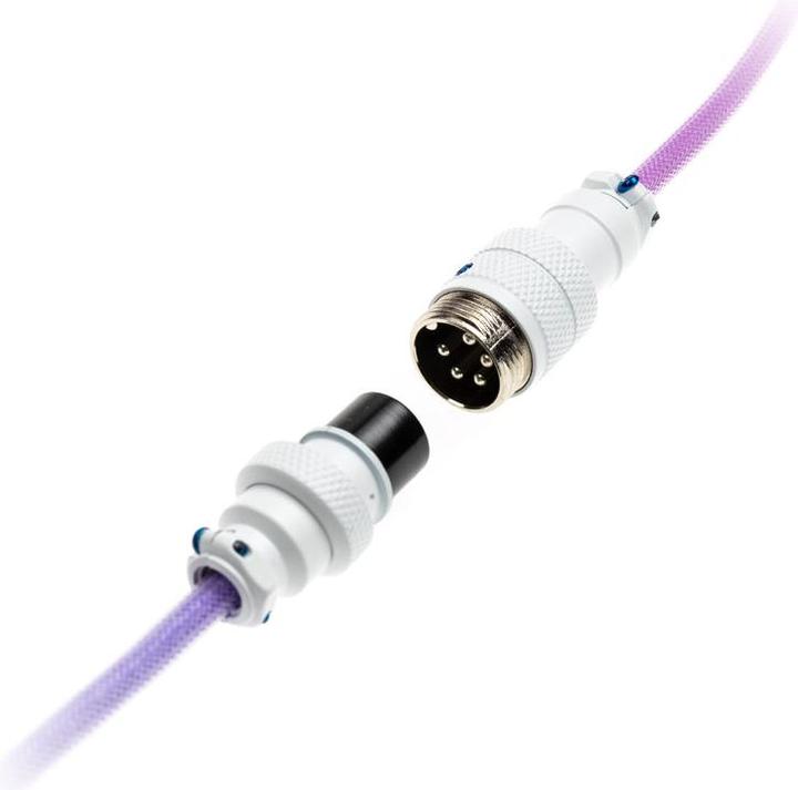 Produktbild Ducky Premicord Azure Coiled Cable, USB Typ C auf Typ A - 1,8m (1.80 m, USB 2.0)