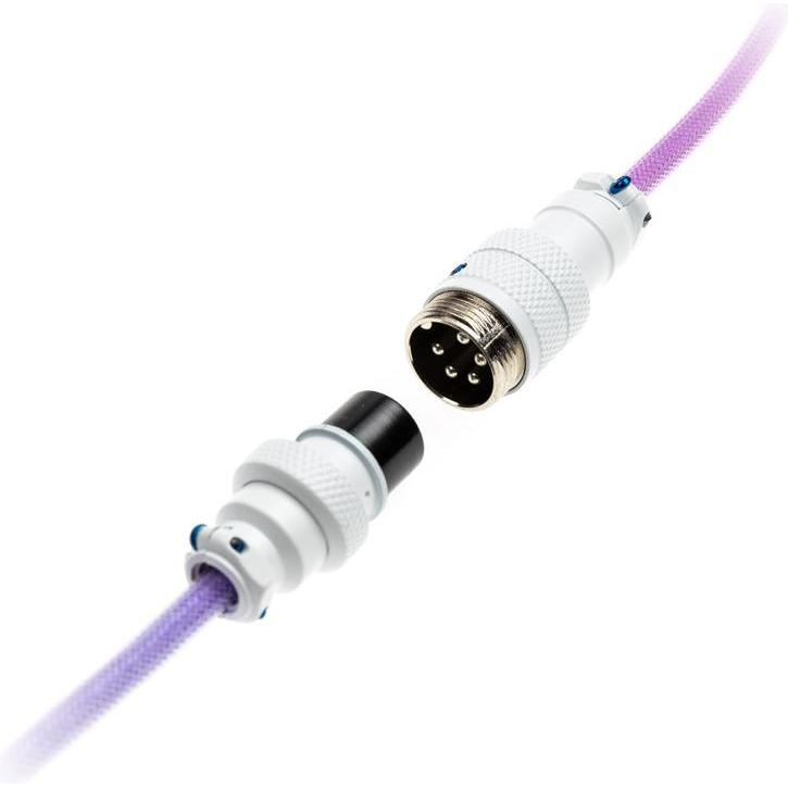 Thumbnail - Ducky Premicord Azure Coiled Cable, USB Typ C auf Typ A - 1,8m (1.80 m, USB 2.0), USB Kabel