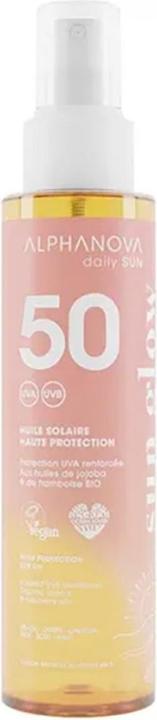 Image du produit Alphanova daily SUN Huile solaire sun GLOW LSF50 Fl 125 ml (Huile solaire, SPF 50, 125 ml)
