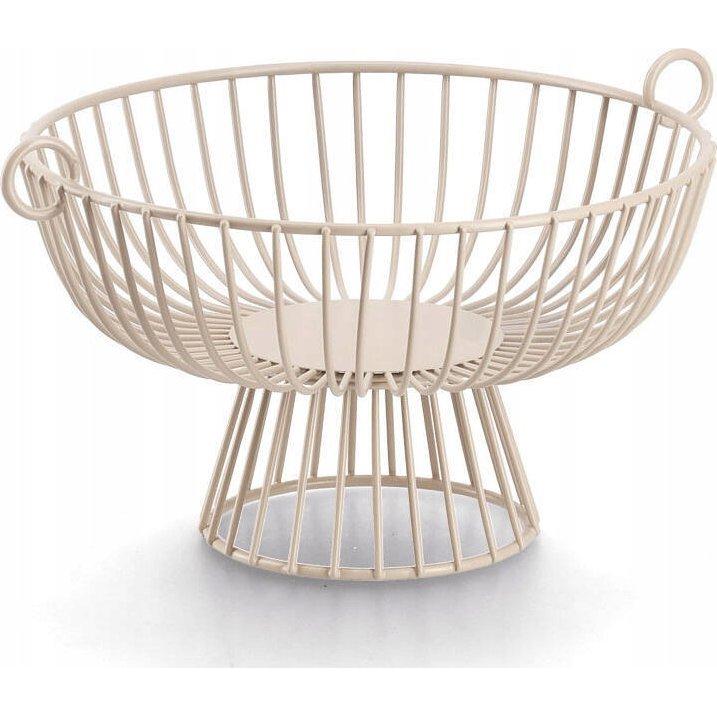 Zeller Present Obstkorb, Brotaufbewahrung, Beige