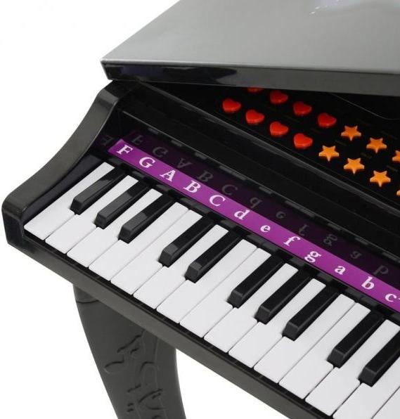 Produktbild Homcom Kinderklavier inklusive Hocker (Englisch, Deutsch)