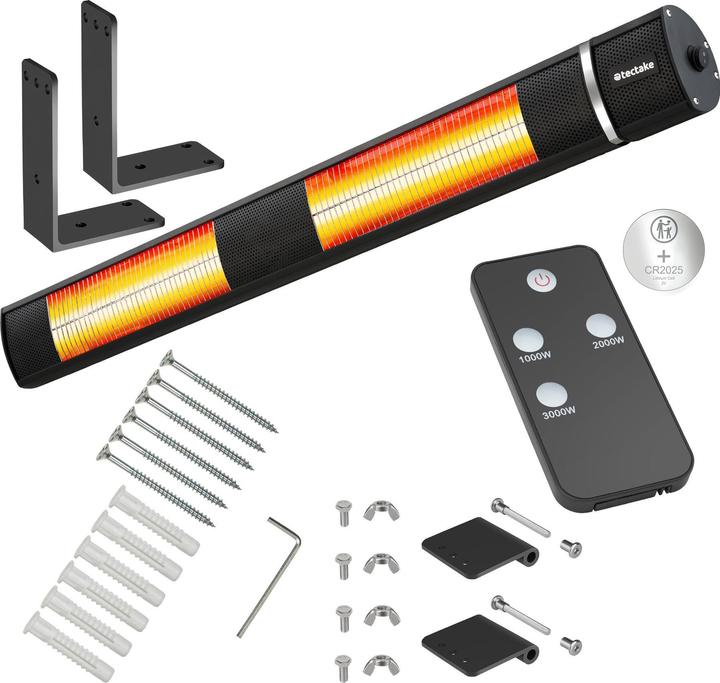 Image du produit tectake Radiateurs infrarouges (3000 W)
