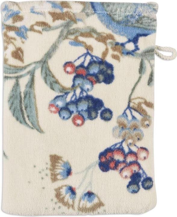 Image du produit PIP Studio Secret Garden Gant de toilette whiteblue 16x22cm (1 pièce)