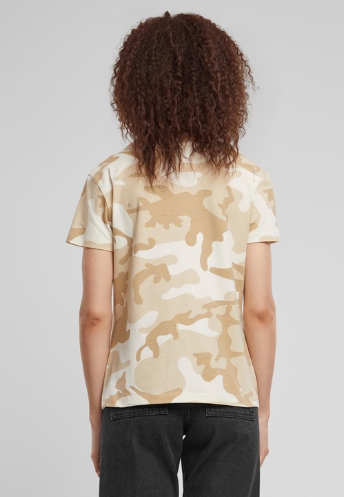 Actual product image Urban Classics Ladies Camo Regular Tee - 166869 (5XL)