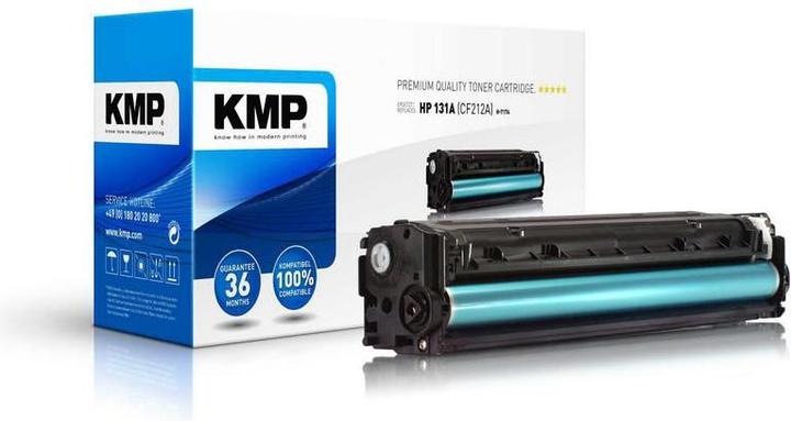 Actual product image KMP Toner replaces HP131A/ Canon 731Y (CF212A/6269B002) (Y)
