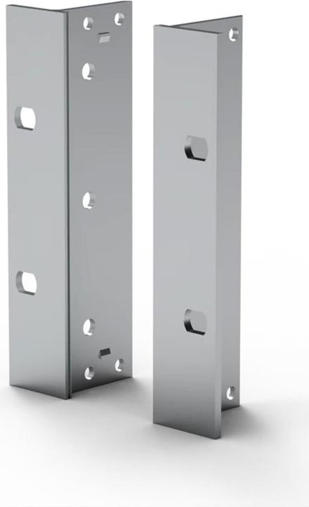 Produktbild Schroff 19-winkel typ f ohne grifflcher für edelstahldichtung - 19 zollwinkel 3he o.gr 2stk