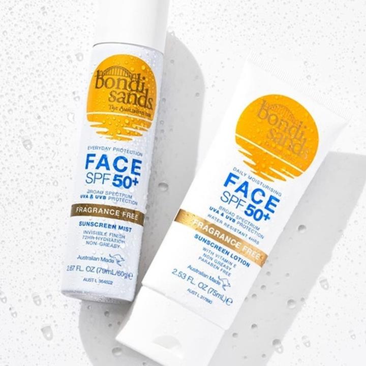 Productafbeelding Bondi Sands SPF 50+ Geurvrije Gezichtsnevel 79 ml (Zonnecrème gezicht, SPF 50, 79 ml)