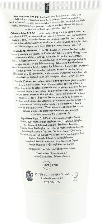 Actual product image Phytopharma Sun LSF50+ Tb 200 ml (Suntan cream, SPF 50+, 200 ml)