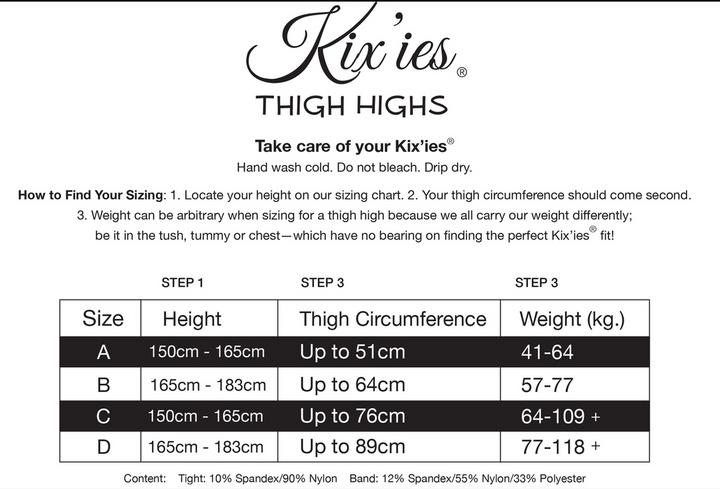Produktbild Kix'ies Ashley - Thigh High (XXL)
