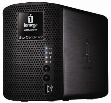Actual product image Iomega StorCenter IX2, 2x 500 GB capacity, UPnP