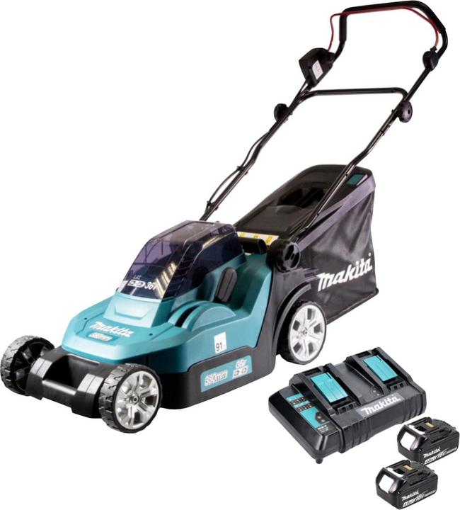 Actual product image Makita DLM382CM2 (Rechargeable battery operated)