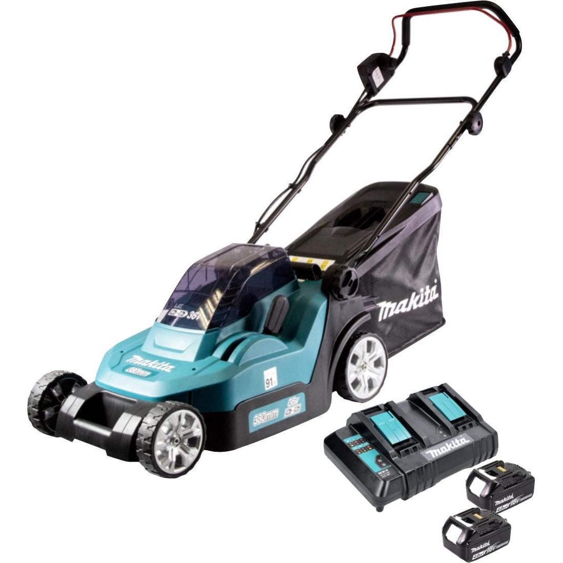 Makita, Rasenmäher, Akku-Rasenmäher DLM382CM2 (Akkubetrieb)