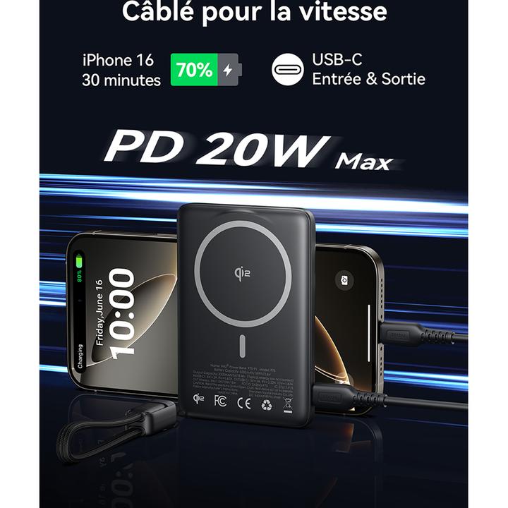 Produktbild INIUPB5MAGPROSBK Powerbank (5000 mAh, 20 W)