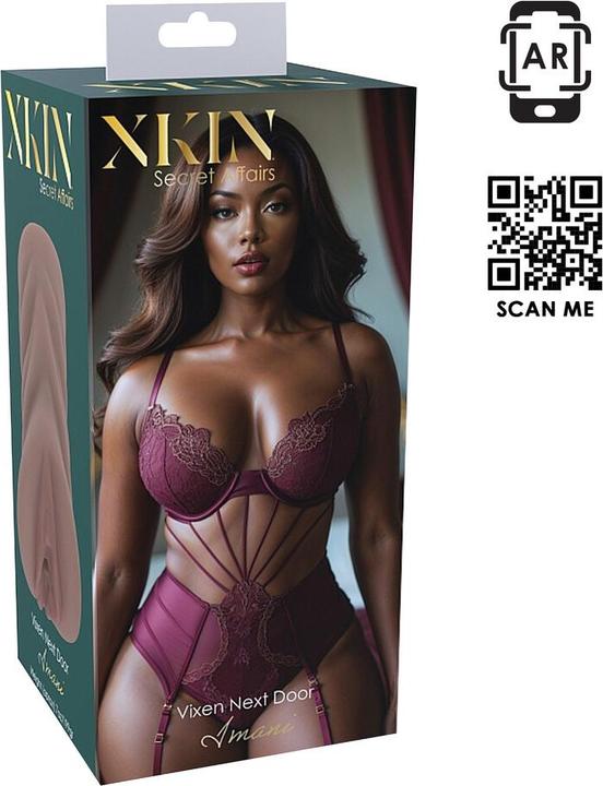 Produktbild Xkin Secret Affairs - Vixen Next Door Imani - TPE Medium Masturbator - 199g - Brown