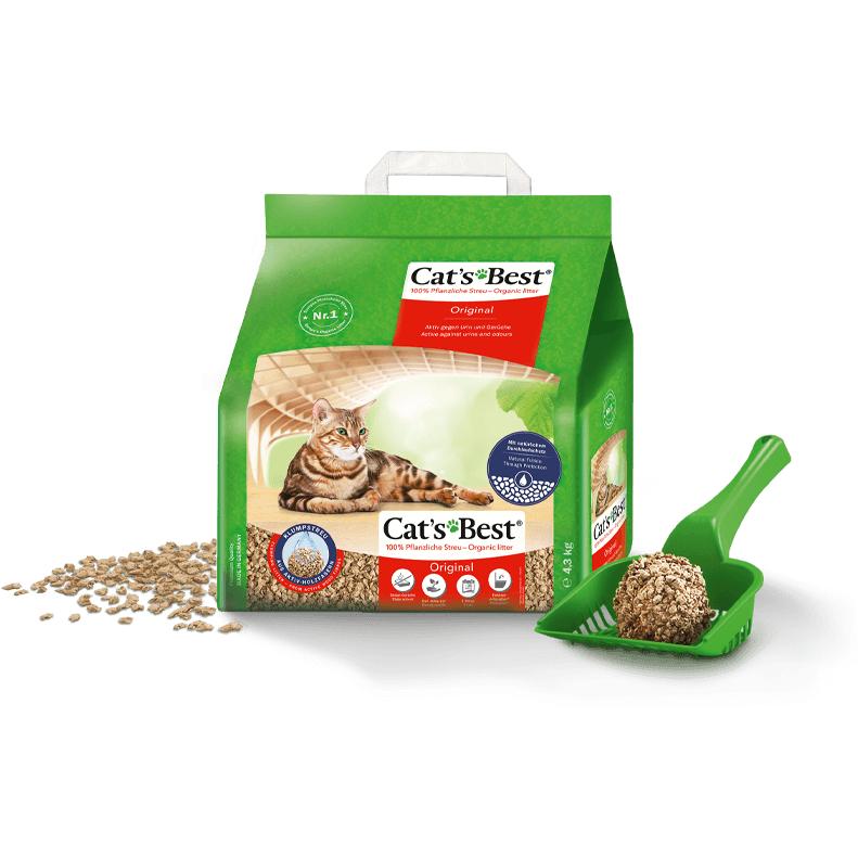 Thumbnail - Cat's Best Original (Klumpend, 2.10 kg), Katzenstreu