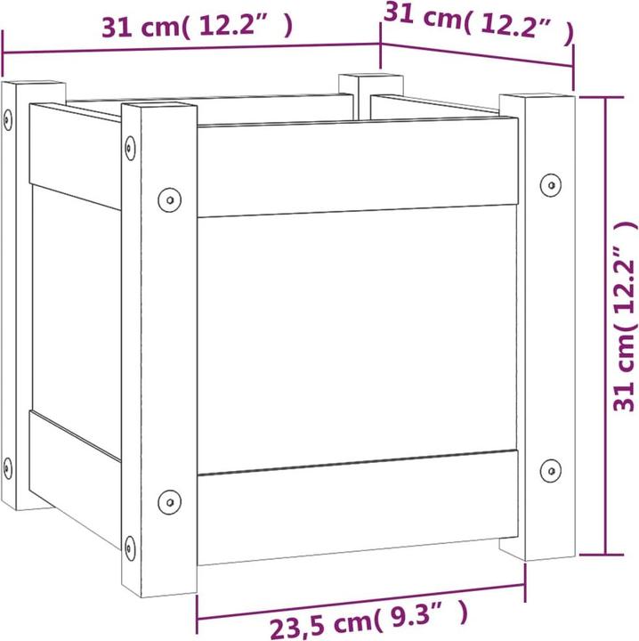 Produktbild vidaXL Pflanzgefäss