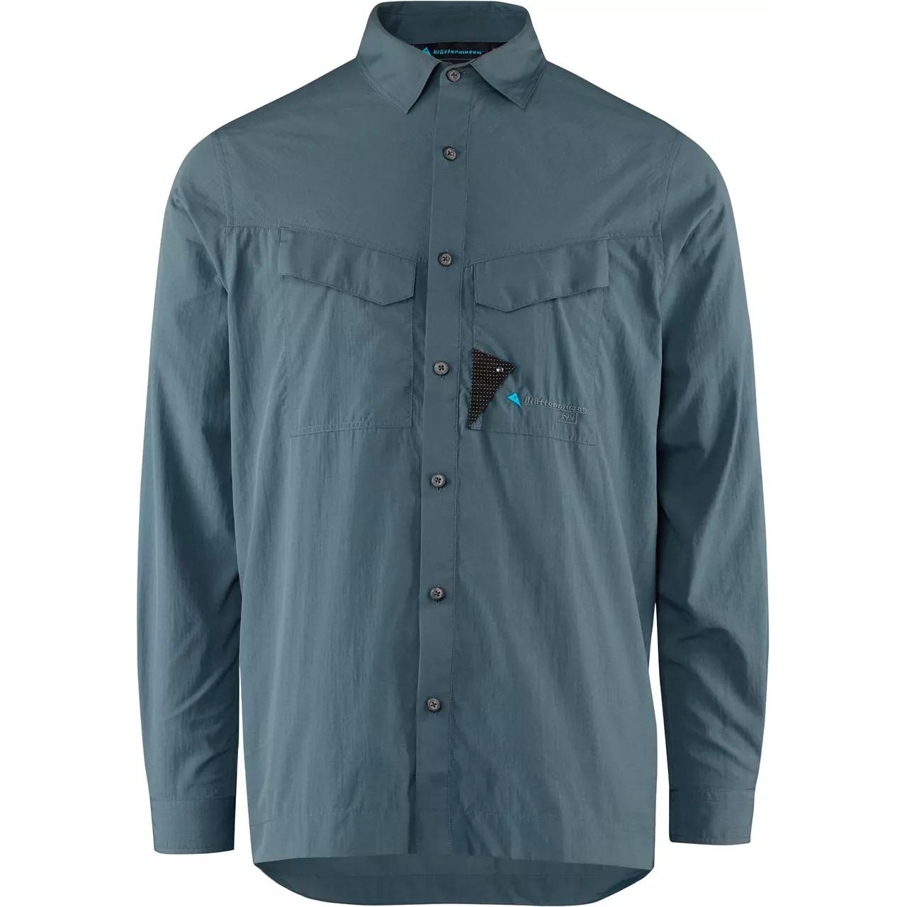 Klättermusen, Herren, Hemd, Syn LS Shirt Men, Grün, (L)