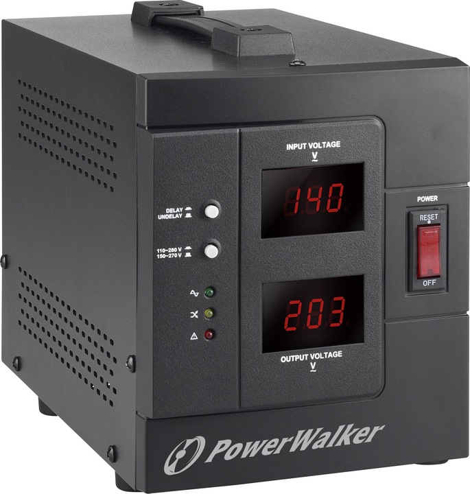 Immagine prodotto Powerwalker Regolatore di tensione automatico AVR 1500/SIV Schuko 1500VA / 1200W (1500 VA, 1200 W)