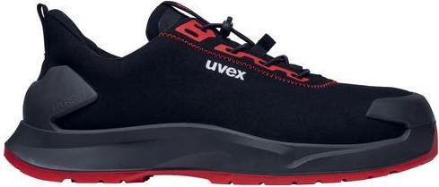 Actual product image Uvex Sports uvex 1 x-craft low shoes S3L 68034 black, red width 14 size 44 (S3, 44)