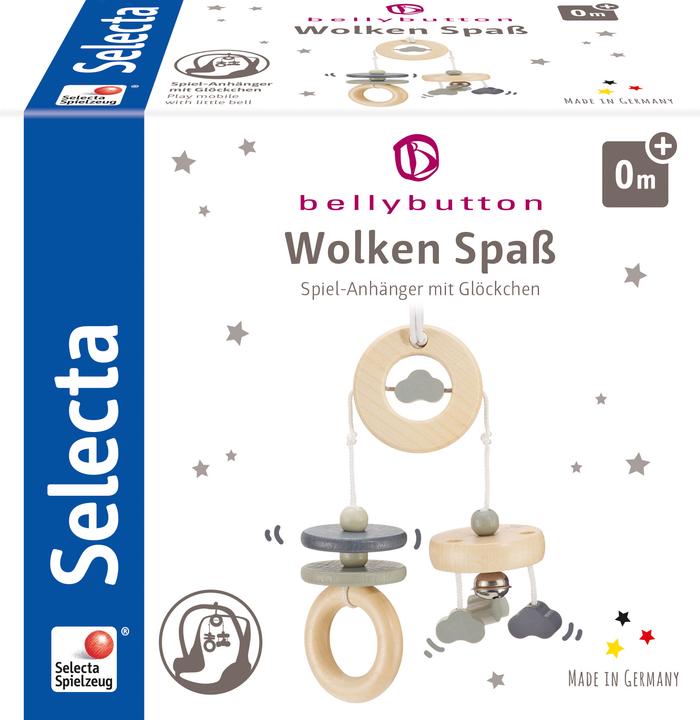 Actual product image Selecta Spielzeug Pendant clouds fun