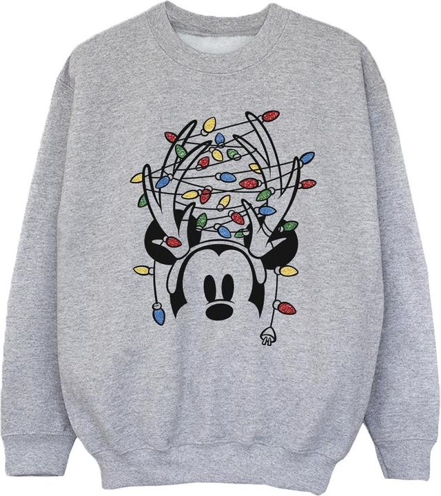 Produktbild Disney Mickey Mouse Christmas Head Lights Sweatshirt Mädchen (104)