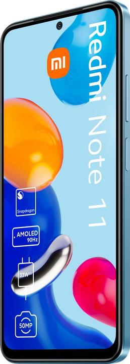 Image du produit Xiaomi Redmi Note 11 (128 Go, Bleu Étoile, 6.43", Double SIM + SD, 4G)
