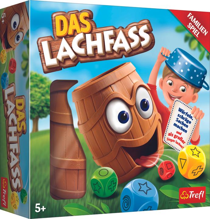 Produktbild Trefl Das Lachfass ist ein verrücktes Spiel für die ganze Familie, bei dem ihr alle gleichzeitig die verrü (Deutsch, 2 - 4 Spieler)