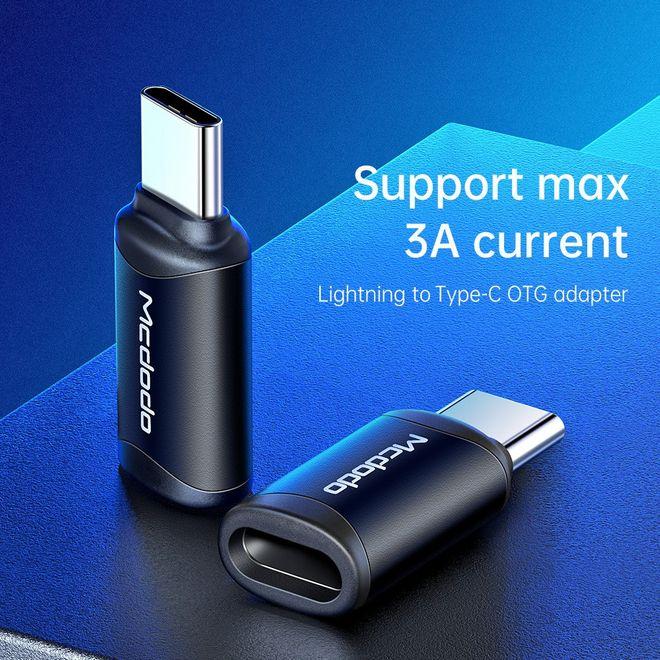Actual product image Mcdodo Extreme Series Lightning to USB Type-C Adapter (Lightning, USB-C)
