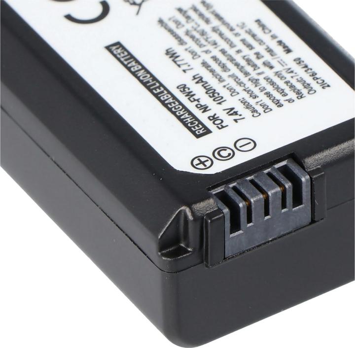Actual product image AccuCell Battery suitable for Sony NP-FW50 Battery NEX-3, Sony NEX-5, Alpha 55 (Rechargeable battery)